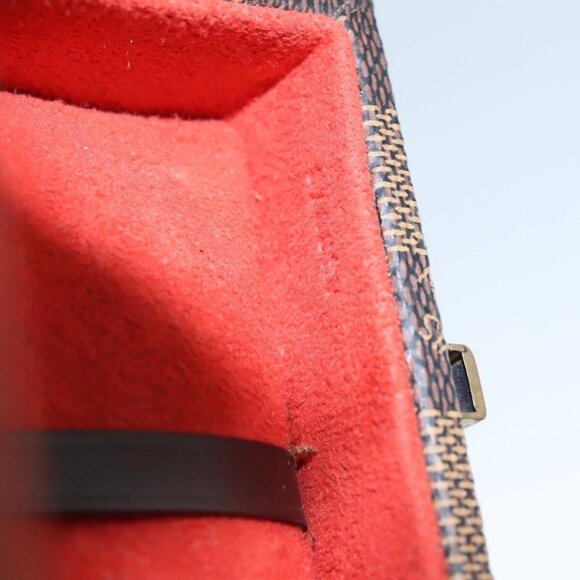 LOUIS VUITTON Damier Ebene Watch case Accessory Case LV - Picture 11 of 15